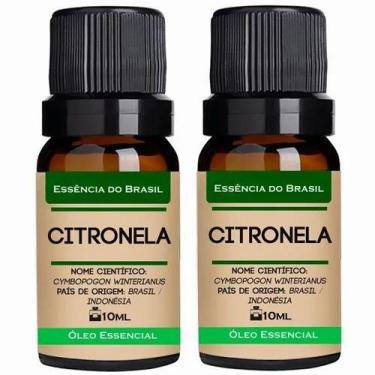 Imagem de Kit 2 Óleos Essenciais - 2 Citronela 10ml - Essência do Brasil