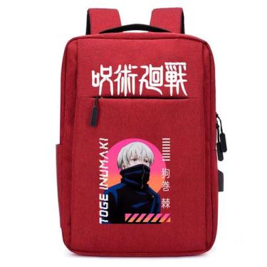 Imagem de Mochila USB Escolar Estampa Infantil Anime Jujutsu Kaisen Notebooks, T