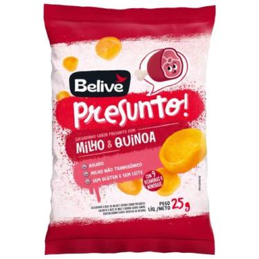 Imagem de Salgadinho de Milho e Quinoa Belive Zero Glúten Zero Lactose Presunto 