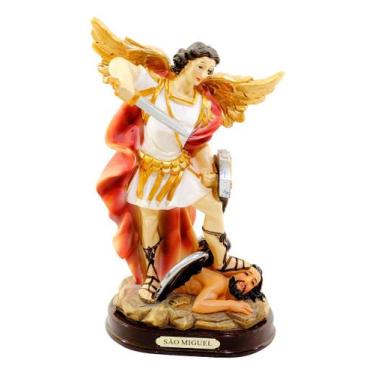 Imagem de Imagem Estátua Resina São Miguel Arcanjo - 21cm - Taimes