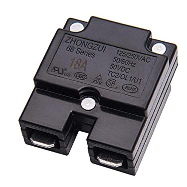 Imagem de weelye 2Pcs 18A 125/250Vac 50Vdc Automatic Reset Relay Thermal Switch Circuit Breaker Current Overload Protector for Children Riding Electric Car Accessories
