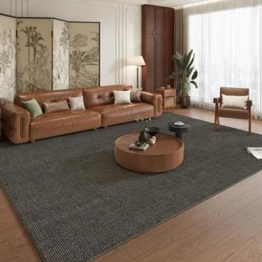 Imagem de Tapete de sala de estar retrô francês, tapete grande marrom, mesa de centro, estudo, quarto, cabeceira, tapete macio, HD2001, QD, A, 300x400cm, 9,8x13,1