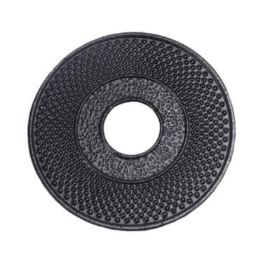 Imagem de Gralara Base para bule de ferro fundido com isolamento térmico, decoração de mesa, tapete para panela de metal de 5,2 polegadas de diâmetro