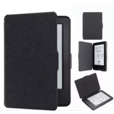 Imagem de Proteja e modernize seu Kindle Paperwhite 4 (10ª geração, 2018) com a Capa Crepúsculo. Design elegante, função despertar/sono automática e proteção completa para leitura prática e segura. (Preto)