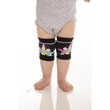 Imagem de Joelheira Preta Unicornio Ifantil Ref 23034002 - LEKE  MEIAS