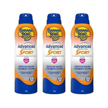 Imagem de Kit Protetor Solar Aqua Protect Sport Banana Boat FPS 50 - 170 g - 3 U