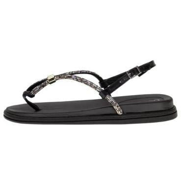 Imagem de Sandalia Feminina Flat Strass Beira Rio 8513.109