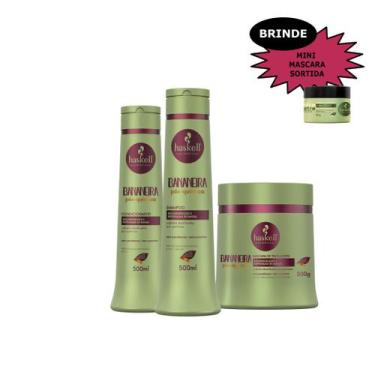 Imagem de Kit Haskell Bananeira Shamp cond masc 500ml Mimo