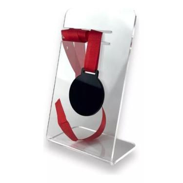 Imagem de Suporte Expositor P/medalha Pequeno Acrílico 3mm 16,5x10cm - CNC Soroc