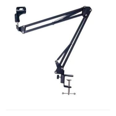 Imagem de Braço Suporte Pedestal De Mesa Articulado Para Microfones
