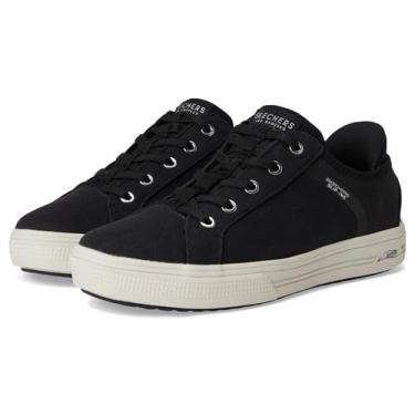 Imagem de Skechers Tênis feminino sem cadarço Arcade-Forever confortável com as mãos livres, Preto, 5.5 Wide