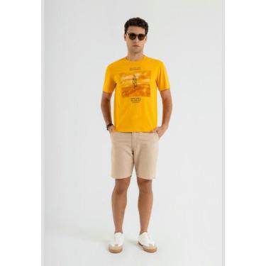 Imagem de Camiseta Manga Curta Masculina em Meia Malha The Philippines, Laranja,