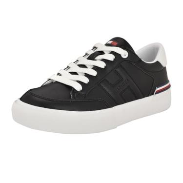 Imagem de Tommy Hilfiger Tênis feminino Keziah, Preto/branco, 40