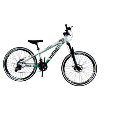 Imagem de Bicicleta Aro 26 Vikingx Tuff 25 Aluminio Freeride 21 Velocidades Mtb 