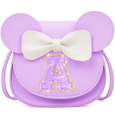 Imagem de OYLOLA 3, 4, 5, 6, 7, 8 anos, presente de aniversário para meninas, bolsa infantil para meninas, presentes para meninas, Roxa
