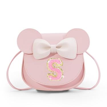 Imagem de cotmcor Bolsa Todder para meninas, presente para meninas, bolsa infantil, bolsa tiracolo para meninas, presente de aniversário fofo, Rosa S