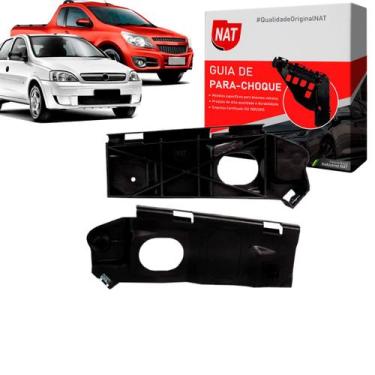 Imagem de Suporte Guia Parachoque Novo Corsa E Montana 2002 Até 2012 Dianteiro -