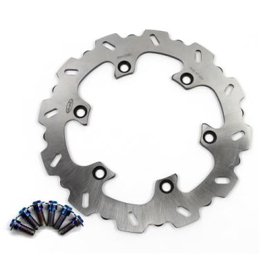 Imagem de Rotor de disco de freio traseiro com parafusos de montagem para Suzuki Hayabusa GSX1300R GSXR 1300 2008-2020 ABS 13-20, GSX B-KING 1300 2008-2010 ABS, acessórios de substituição de motocicleta