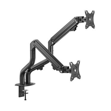 Imagem de Impact Mounts Suporte de mesa para monitor de braço único com movimento total para telas de 17 a 32 polegadas (braço duplo)