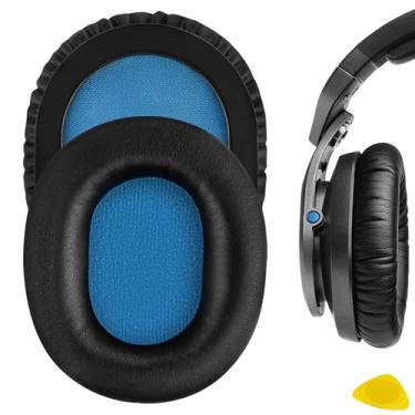 Imagem de Geekria Almofadas auriculares de substituição QuickFit para Sennheiser HD8 DJ, HD6 Mix, HD7 DJ, almofadas de ouvido para DJ, peças de reparo (preto)