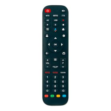 Imagem de Controle remoto de voz de substituição compatível com Palette-Series Google TV 81.3 cm e 101.6 cm, ajuste de substituição para 43 polegadas Google TV CG43-C3 CG43-P3 VV-CA-43G