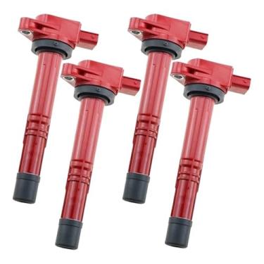Imagem de 4PCS Bobinas de ignição Parte do carro 2002-2011 Compatível para Civic K20 K24 K20Z3 Compatível para Accord S2000 CSX RSX 30520-PNA-007 30520-RAA-007