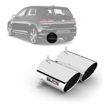 Imagem de Ponteira Esportiva Escapamento Ponta Dupla Volkswagen Golf 2