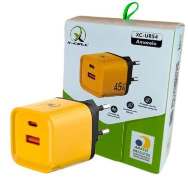 Imagem de Fonte para carregador USB+tipo-c Turbo 45W XC-UR55 X-Cell