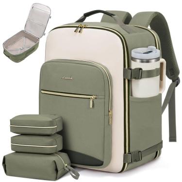 Imagem de Mochila LOVEVOOK 50L Carry on para mulheres e homens com 3 cubos