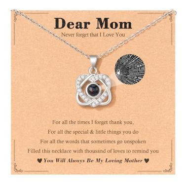 Imagem de Tarsus Colar I Love You em 100 idiomas, presentes ideais para esposa/mãe/aniversário, dia das mães, presente de Natal, average, Aço inoxidável, Sem Pedra Preciosa