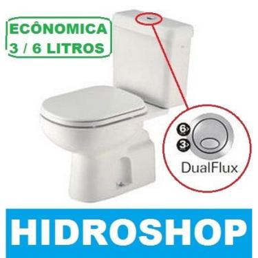 Imagem de Bacia Com Caixa Acoplada Deca Vogue Plus Dualflux Duplo Acionamento - P50517