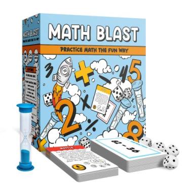 Imagem de Jogo de matemática Gartana Math Blast! Crianças de 8 a 12 anos com 50 