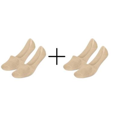 Imagem de Kit com 2 pares de meias sapatilha invísivel Selene Ref.: 7760