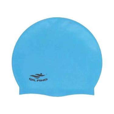 Imagem de Toucas de Natação Unissex de Silicone - À Prova D'Água, Flexíveis e co