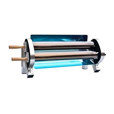 Imagem de Forno solar portátil, fogão solar de alta capacidade com dois tubos de vácuo, compacto, leve, sem gás e eletricidade, para acampamento ao ar livre, mochila, caminhadas, festa familiar