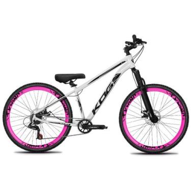 Imagem de Bicicleta Aro 29 KOG 1X7 Tipo Freeride Viking Hupi Gios, Branco, Adesi