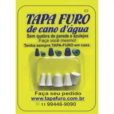 Imagem de Tapa Furo Para Cano Dagua Oidic Com 5 Pecas 12345