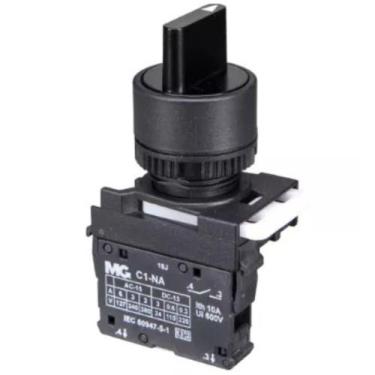 Imagem de Botão Chave Seletora Liga Desliga 2 Posições Com 1na MarGirius