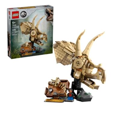 Imagem de LEGO JURASSIC WORLD - Fósseis de Dinossauro: Crânio de Tricerátopo 76969