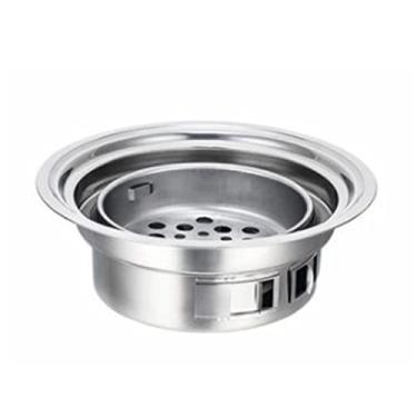 Imagem de Churrasqueiras de aço inoxidável, churrasqueiras, ao ar livre, churrasqueira, carvão, fogão, para piquenique, acampamento, acessórios de churrasco