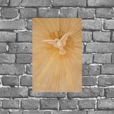 Imagem de Placa Decorativa Divino Espírito Santo 18X27Cm