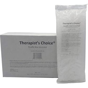 Imagem de Therapist's Choice Recarga de cera de parafina, sem fragrância, seis blocos de parafina de 450 g, não oleosa, hidratante para uma pele macia e saudável, sem cheiro, 2,7 kg