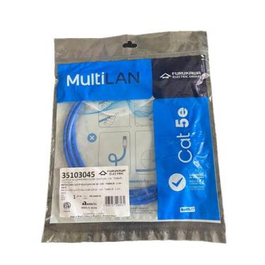 Imagem de Patch Cord Furukawa Multilan Cat5e 1,5mt Azul 35103045