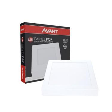 Imagem de Painel Led Quadrado Sobrepor 120x120MM 6W 6500K Bivolt - Avant
