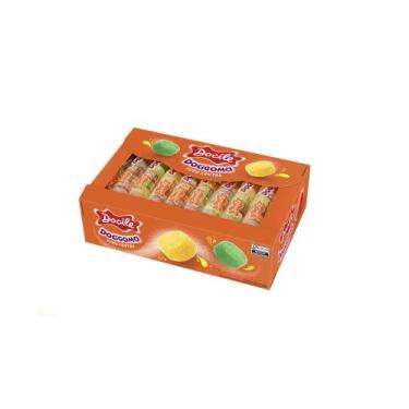 Imagem de Bala Docigoma Tubo Frutas Cx com 30 Pacotes de 30gr cada  Docile
