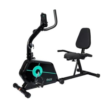Imagem de Acte, Bicicleta Ergométrica Horizontal Magnética 2.0 com 8 Niveis de Resistencia - Preto e Azul