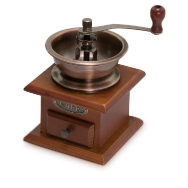 Imagem de Moedor De Café Manual Retrô De Madeira