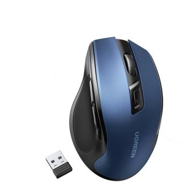 Imagem de Mouse Ergonômico Sem Fio Ugreen Silencioso Para Macbook Tablet Laptop Azul