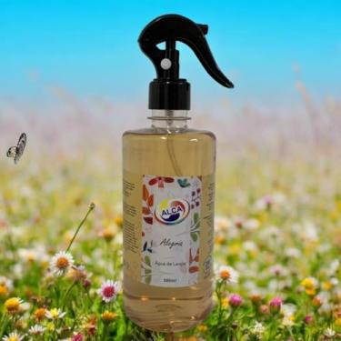Imagem de Água Perfumada Premium Tecido Lençol Cortina Aromatizante 500 ml Spray Borrifador (Alegria)