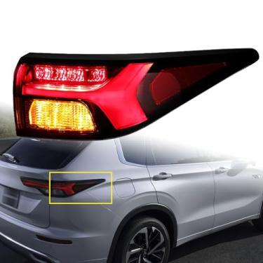 Imagem de Astra Depot Conjunto de luz traseira do lado externo direito LED traseiro compatível com Mitsubishi Outlander PHEV 2022 2023 2024 Lâmpada de seta de freio de corrida OE 8330B184, CLH94107064